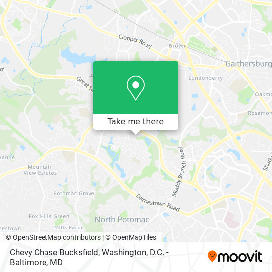 Chevy Chase Bucksfield map