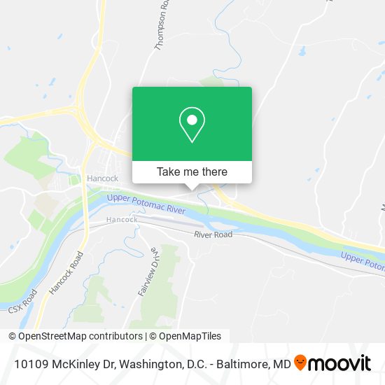 Mapa de 10109 McKinley Dr