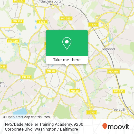 Mapa de Nv5 / Dade Moeller Training Academy, 9200 Corporate Blvd