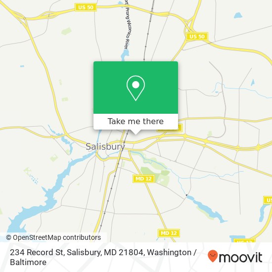 234 Record St, Salisbury, MD 21804 map