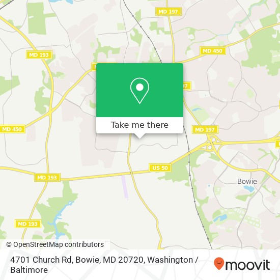 4701 Church Rd, Bowie, MD 20720 map