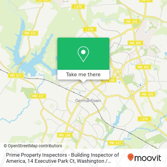 Prime Property Inspectors - Building Inspector of America, 14 Executive Park Ct map