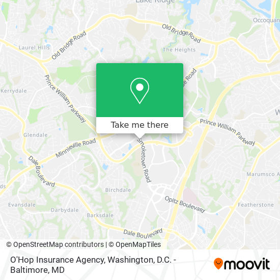 O'Hop Insurance Agency map