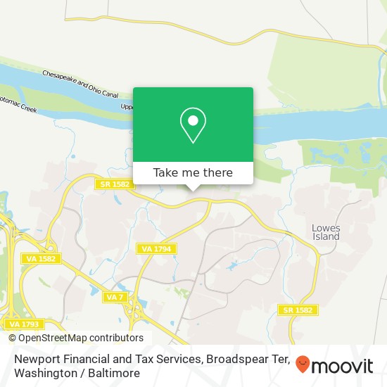 Newport Financial and Tax Services, Broadspear Ter map