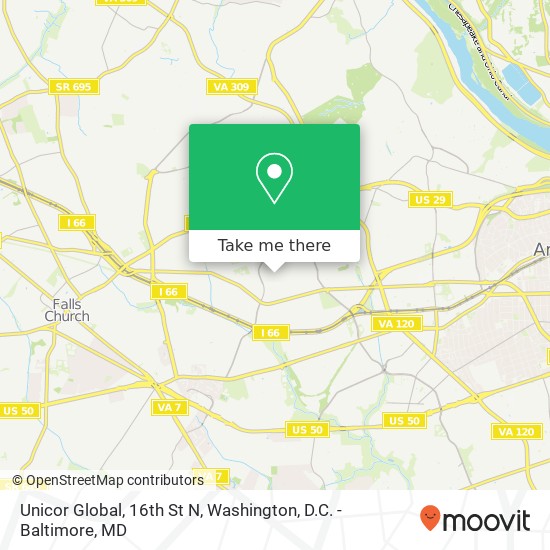 Unicor Global, 16th St N map