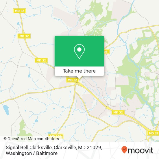 Signal Bell Clarksville, Clarksville, MD 21029 map