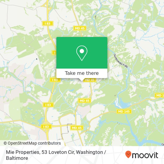 Mie Properties, 53 Loveton Cir map