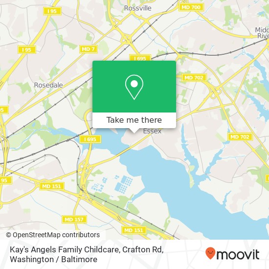 Mapa de Kay's Angels Family Childcare, Crafton Rd