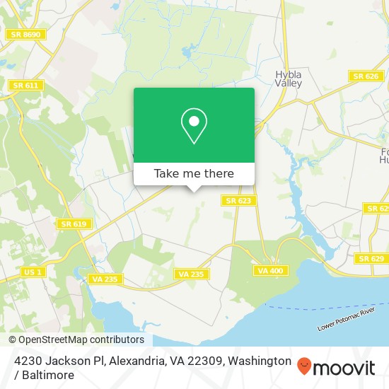 4230 Jackson Pl, Alexandria, VA 22309 map