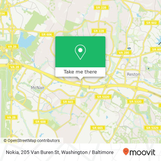 Nokia, 205 Van Buren St map