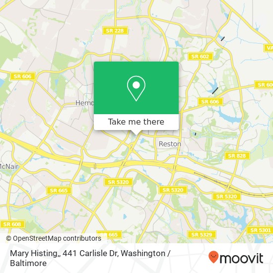 Mary Histing,, 441 Carlisle Dr map