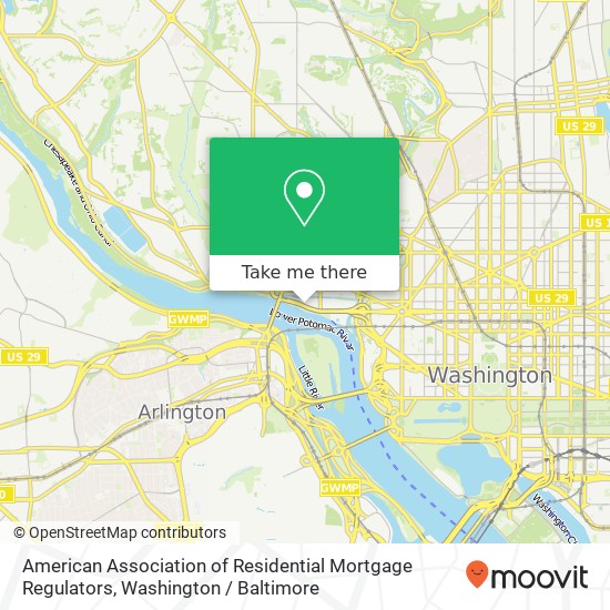 American Association of Residential Mortgage Regulators map