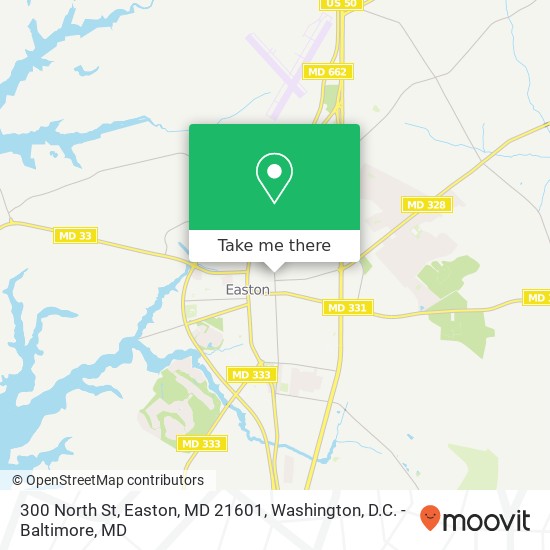 300 North St, Easton, MD 21601 map