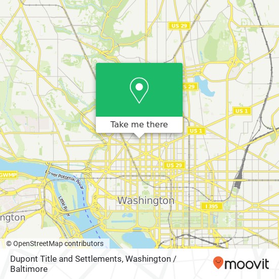 Dupont Title and Settlements map