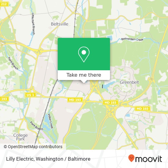 Mapa de Lilly Electric