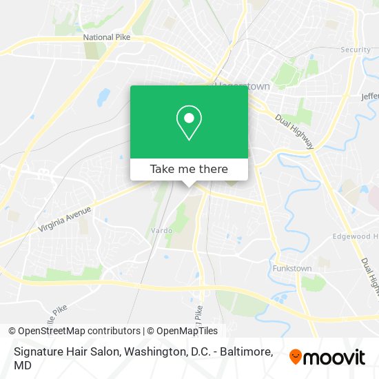 How To Get To Signature Hair Salon In Hagerstown By Bus Metro Or Light Rail