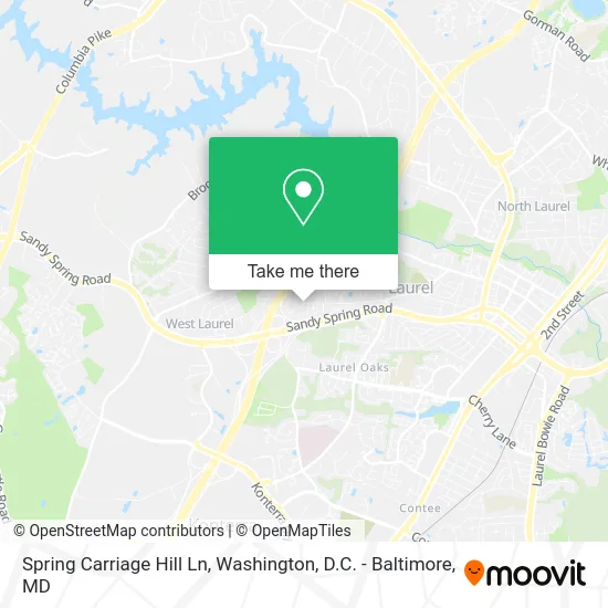 Spring Carriage Hill Ln map