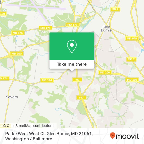 Parke West West Ct, Glen Burnie, MD 21061 map