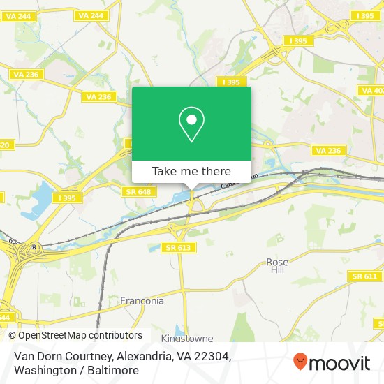 Van Dorn Courtney, Alexandria, VA 22304 map