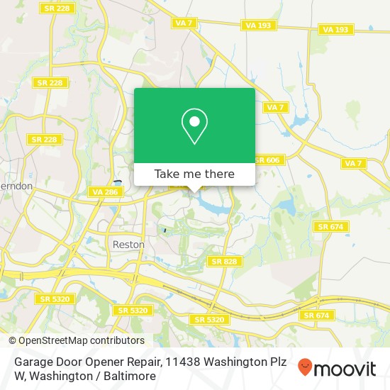 Garage Door Opener Repair, 11438 Washington Plz W map