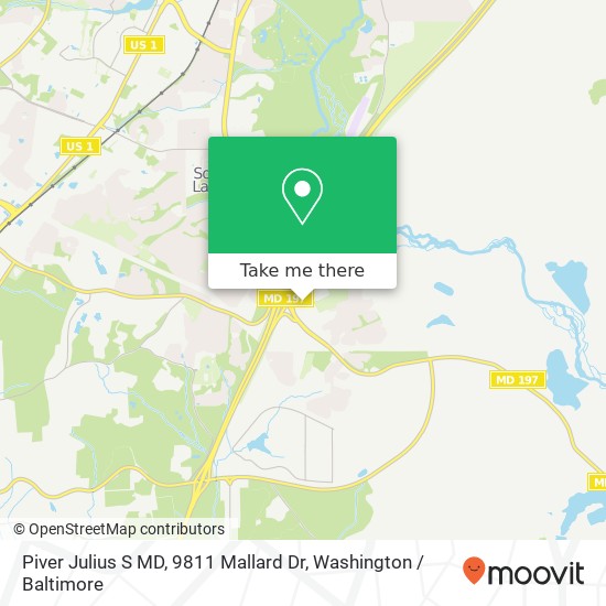 Piver Julius S MD, 9811 Mallard Dr map