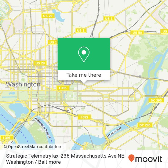 Strategic Telemetryfax, 236 Massachusetts Ave NE map