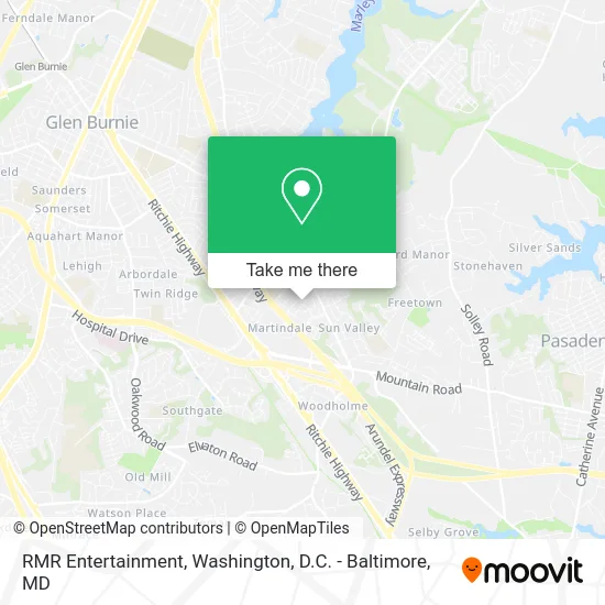 RMR Entertainment map