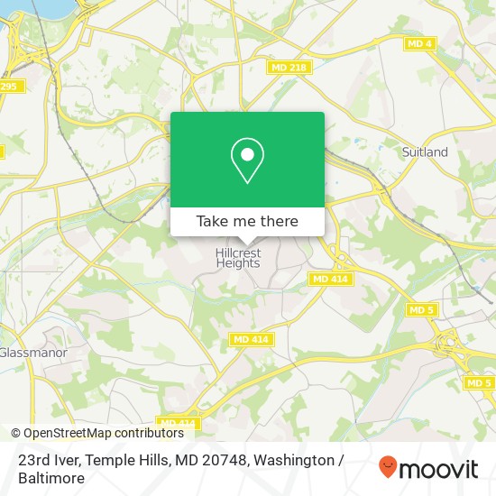 23rd Iver, Temple Hills, MD 20748 map