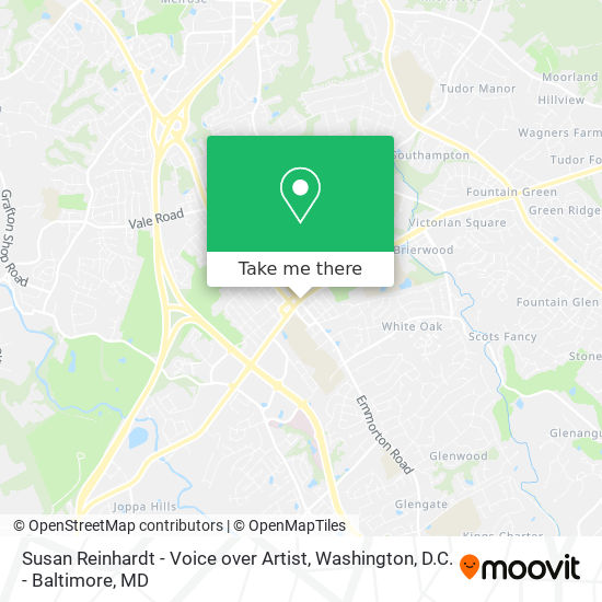 Susan Reinhardt - Voice over Artist map