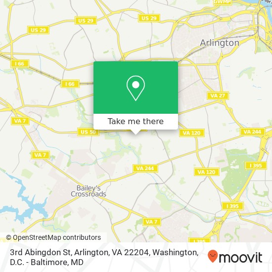 3rd Abingdon St, Arlington, VA 22204 map