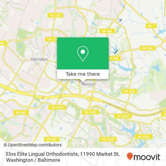 Mapa de Elos Elite Lingual Orthodontists, 11990 Market St