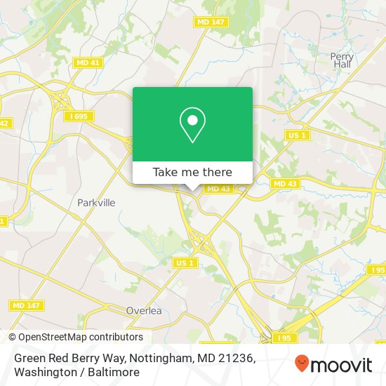 Green Red Berry Way, Nottingham, MD 21236 map