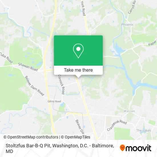 Stoltzfus Bar-B-Q Pit map