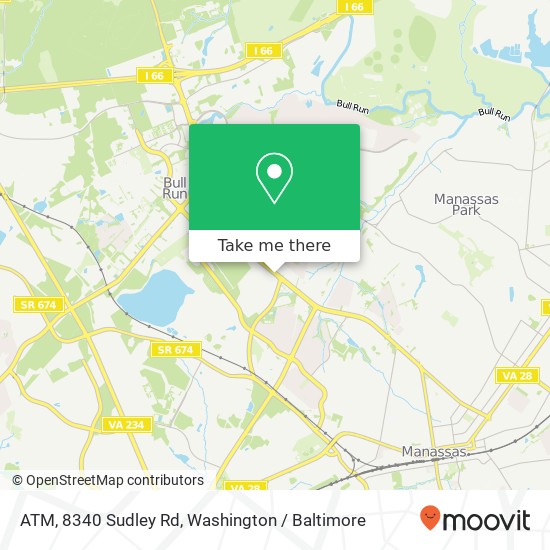 ATM, 8340 Sudley Rd map