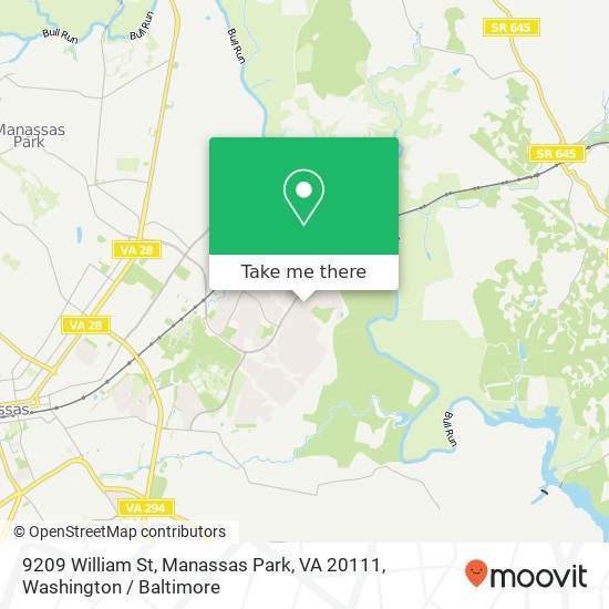 9209 William St, Manassas Park, VA 20111 map