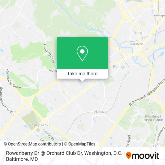 Mapa de Rowanberry Dr @ Orchard Club Dr