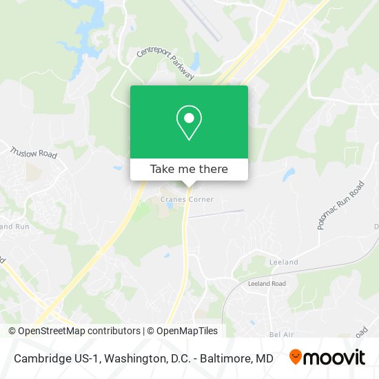 Cambridge US-1 map