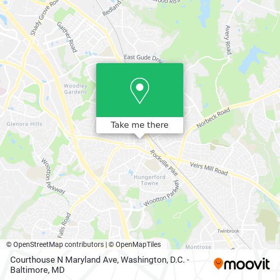 Mapa de Courthouse N Maryland Ave