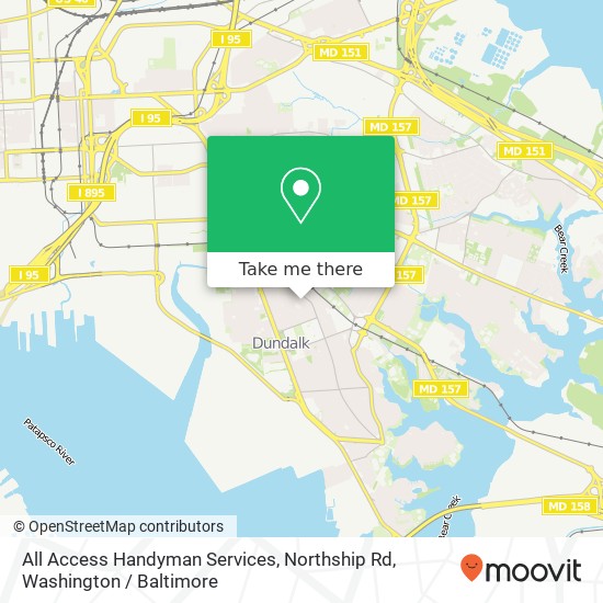 All Access Handyman Services, Northship Rd map