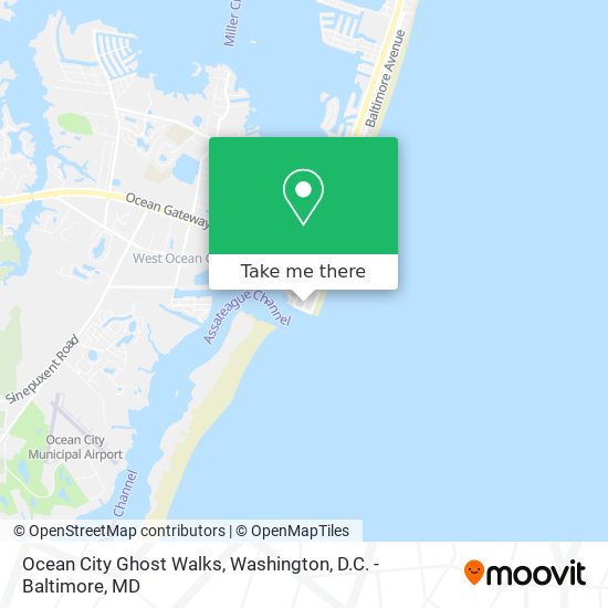 Ocean City Ghost Walks map