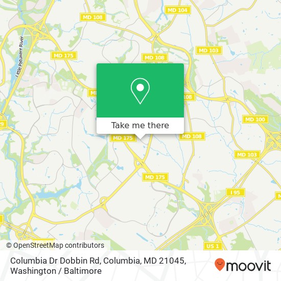 Columbia Dr Dobbin Rd, Columbia, MD 21045 map