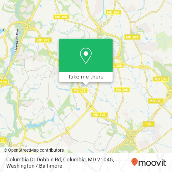Columbia Dr Dobbin Rd, Columbia, MD 21045 map