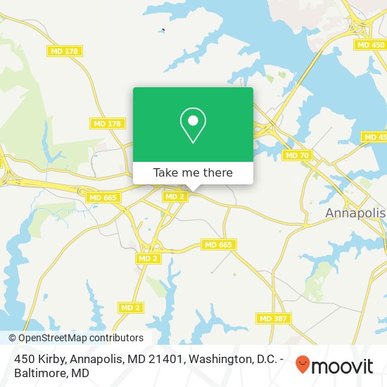 450 Kirby, Annapolis, MD 21401 map