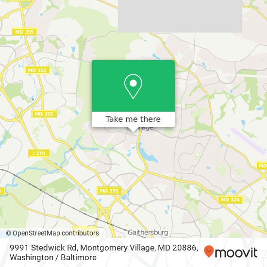 9991 Stedwick Rd, Montgomery Village, MD 20886 map