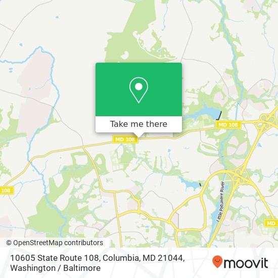 10605 State Route 108, Columbia, MD 21044 map