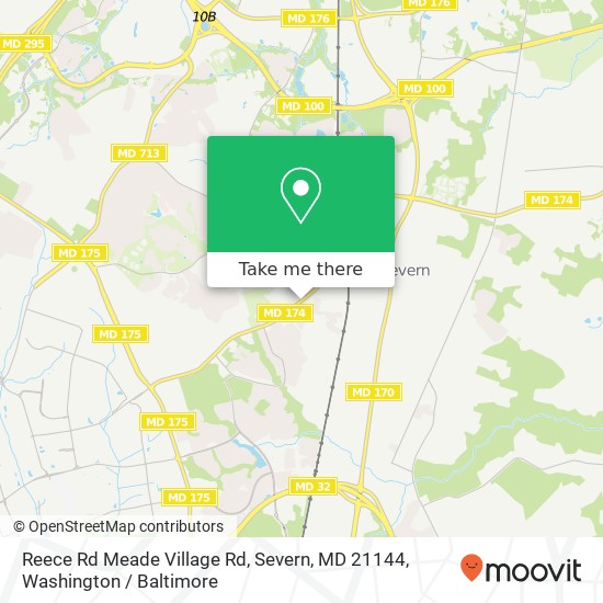 Reece Rd Meade Village Rd, Severn, MD 21144 map