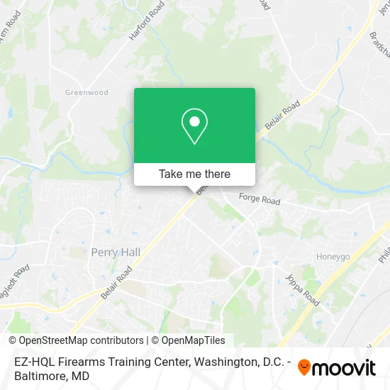 EZ-HQL Firearms Training Center map
