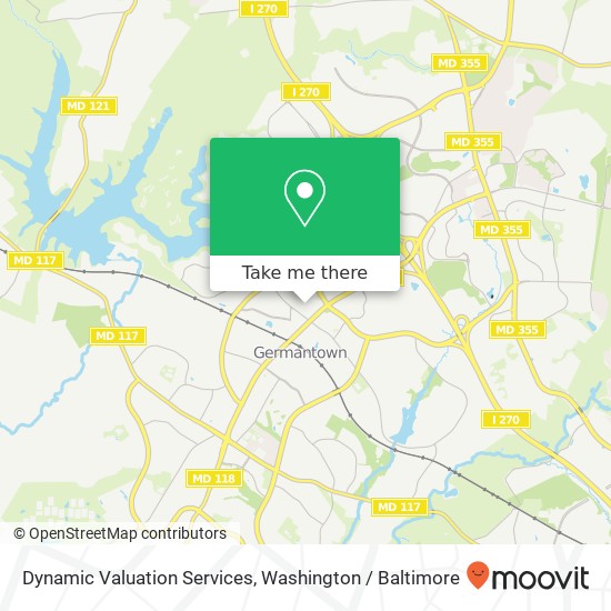 Dynamic Valuation Services map