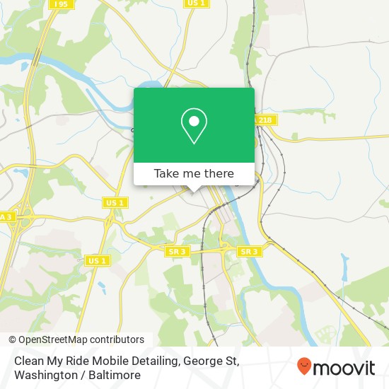 Mapa de Clean My Ride Mobile Detailing, George St