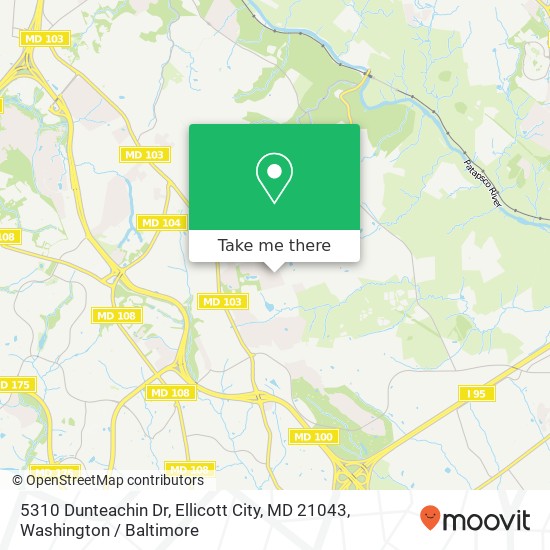 5310 Dunteachin Dr, Ellicott City, MD 21043 map